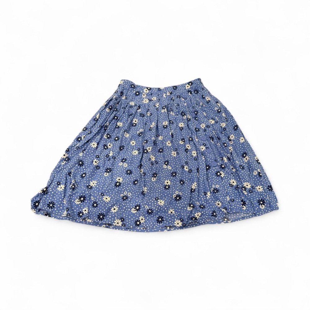 Talbots Floral Blue Skirt